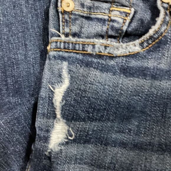 7 For All Mankind Distresssed The Ankle Skinny Jeans - Picture 8 of 13